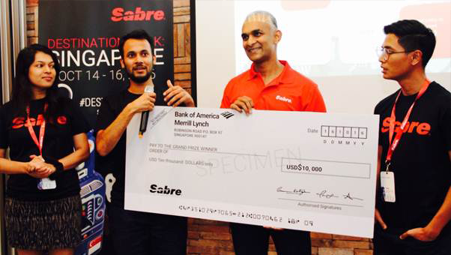 Sabre awards Hackathon winners